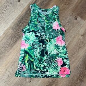 NWOT Cotton Blend Bonds Australia Tropical Print Tank XS